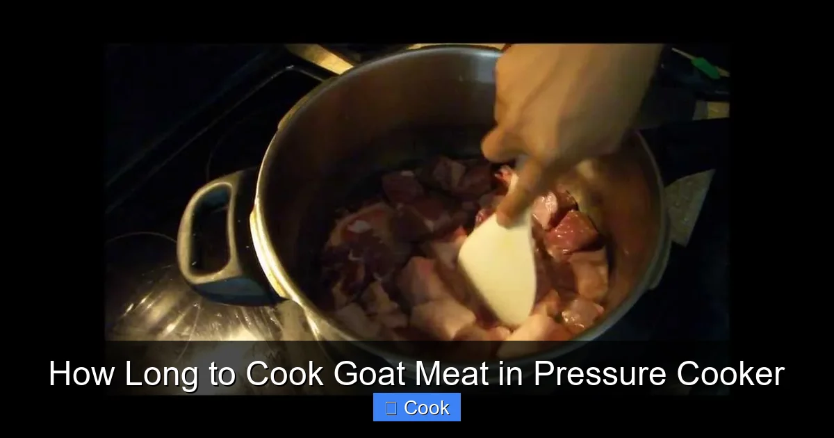 How Long to Cook Goat Meat in Pressure Cooker