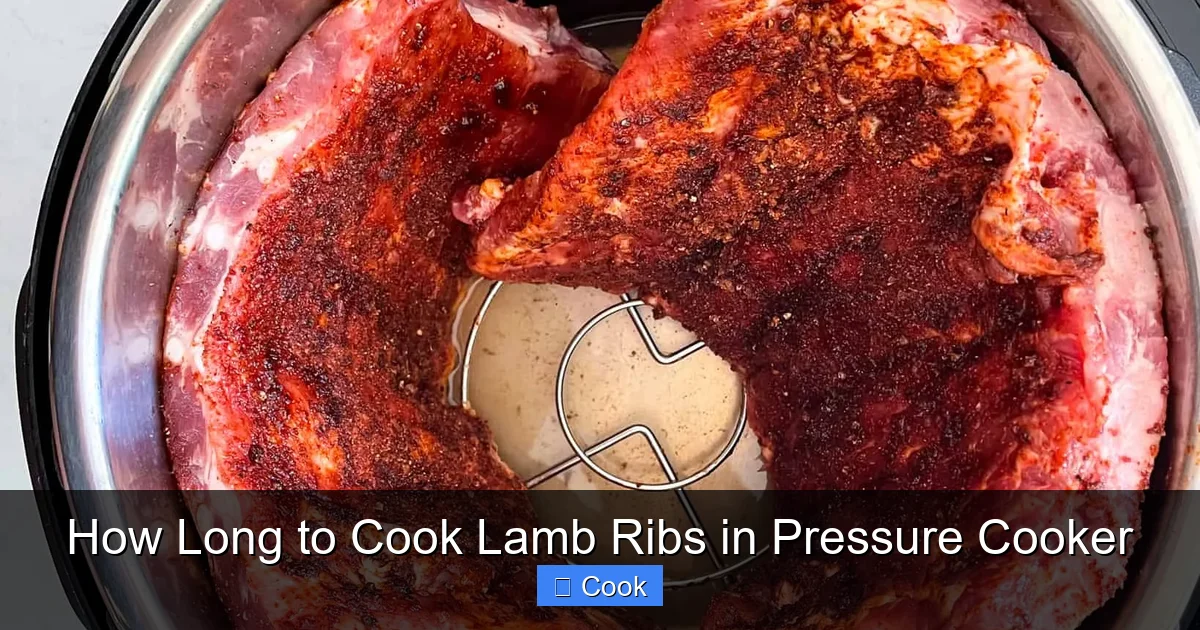 How Long to Cook Lamb Ribs in Pressure Cooker