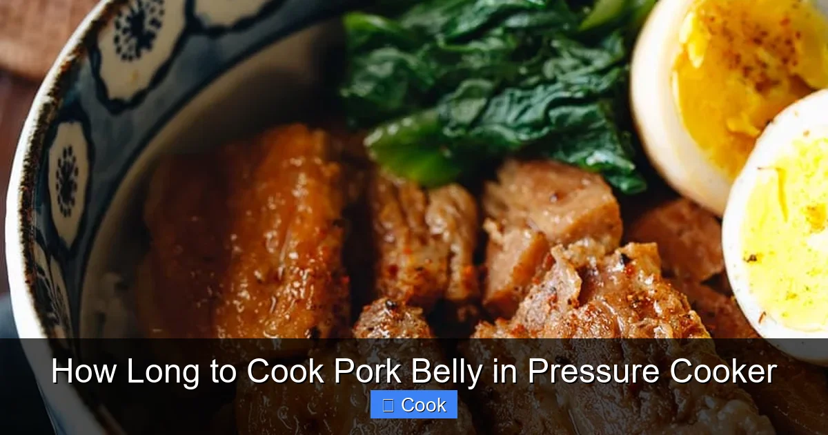 How Long to Cook Pork Belly in Pressure Cooker