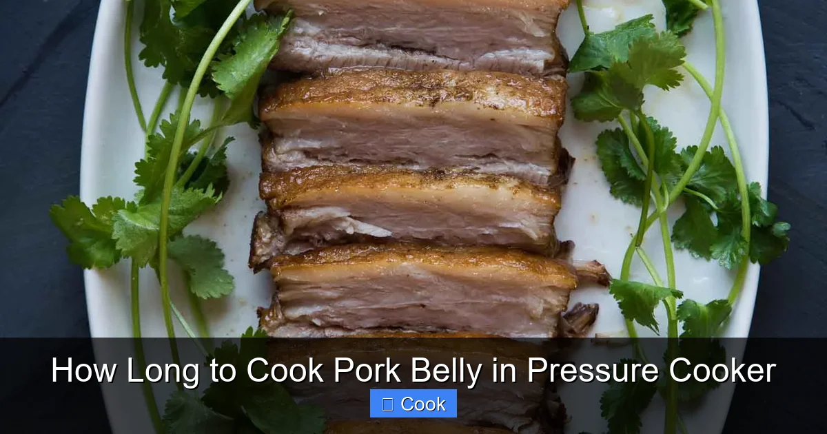 How Long to Cook Pork Belly in Pressure Cooker