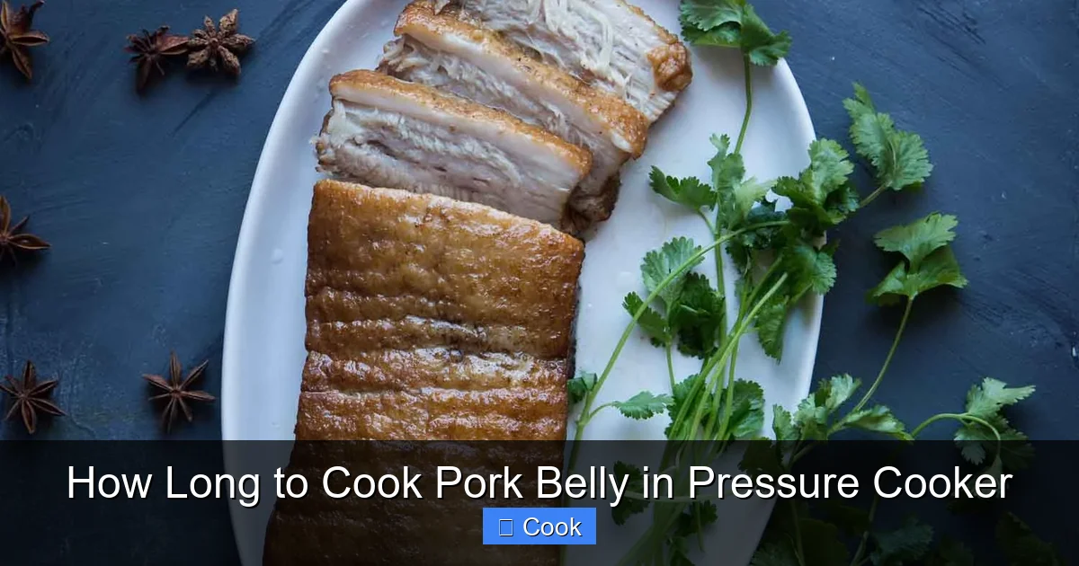 How Long to Cook Pork Belly in Pressure Cooker