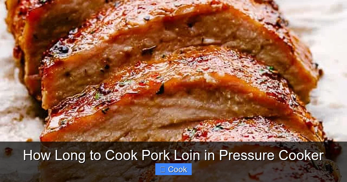 How Long to Cook Pork Loin in Pressure Cooker