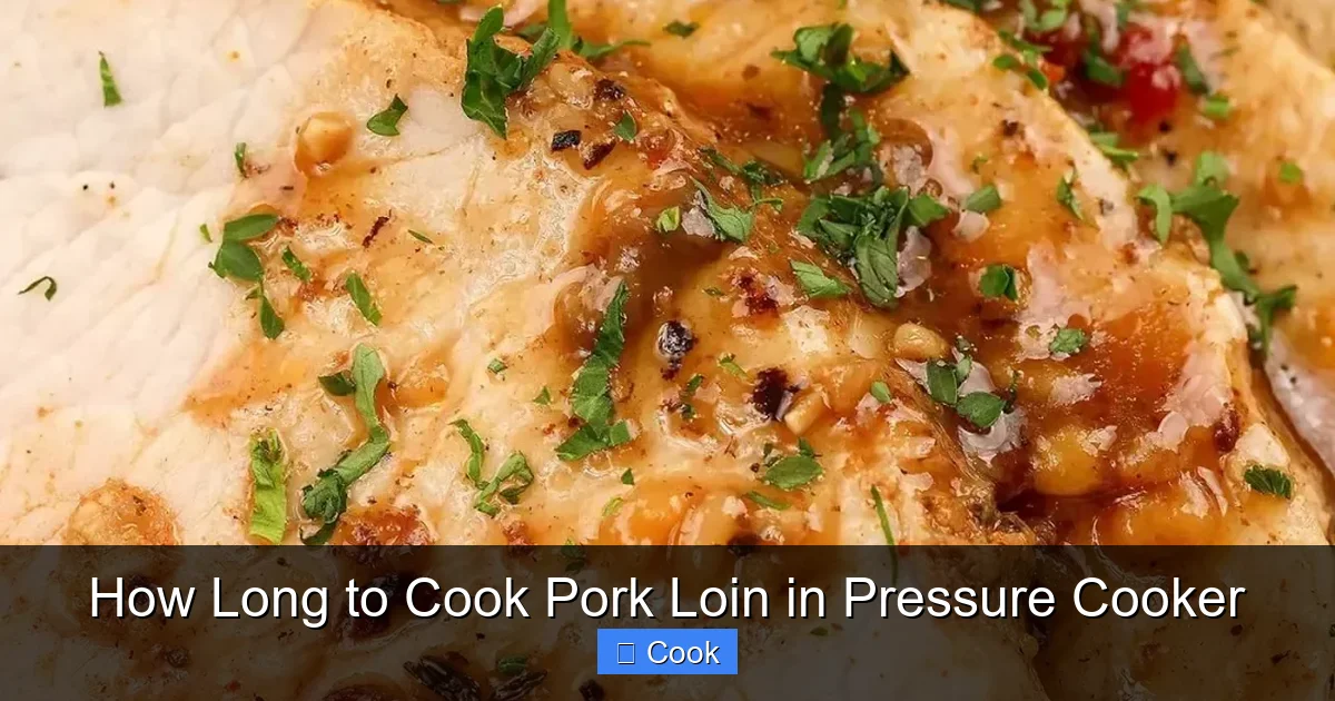 How Long to Cook Pork Loin in Pressure Cooker