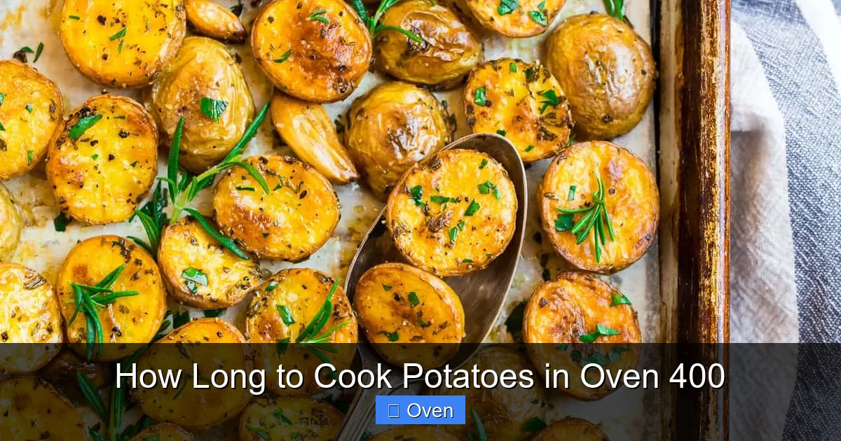 How Long to Cook Potatoes in Oven 400