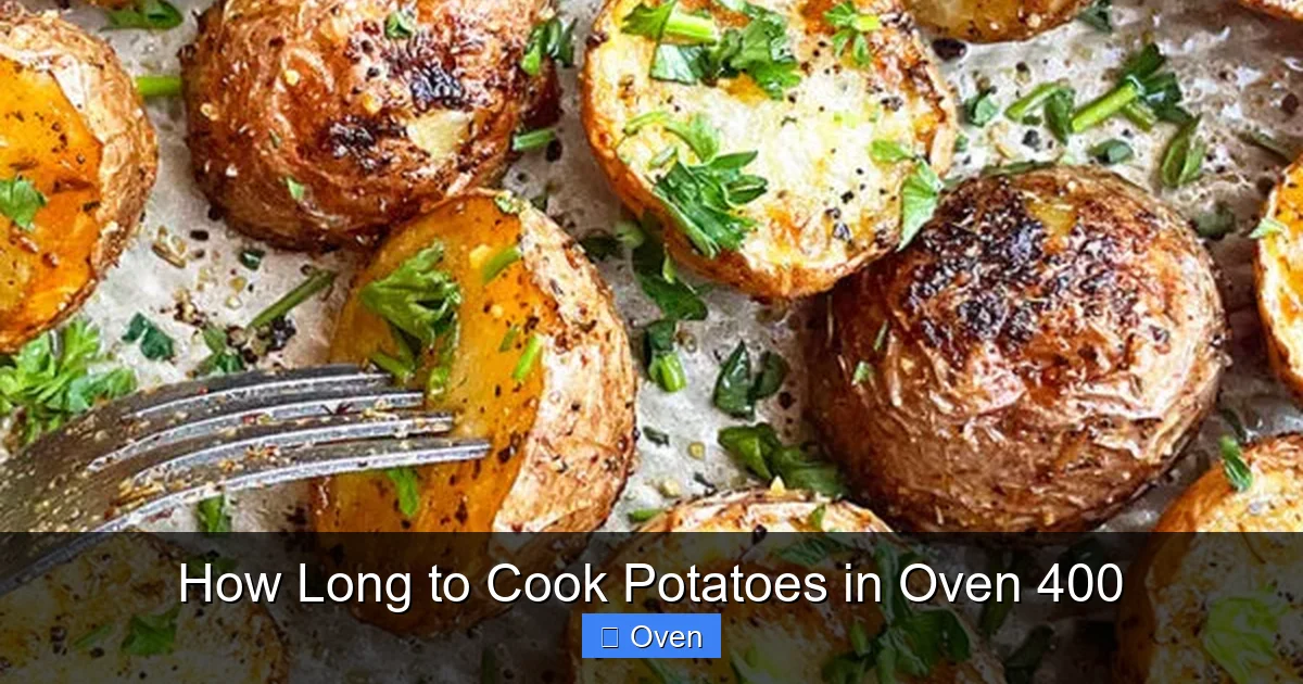 How Long to Cook Potatoes in Oven 400