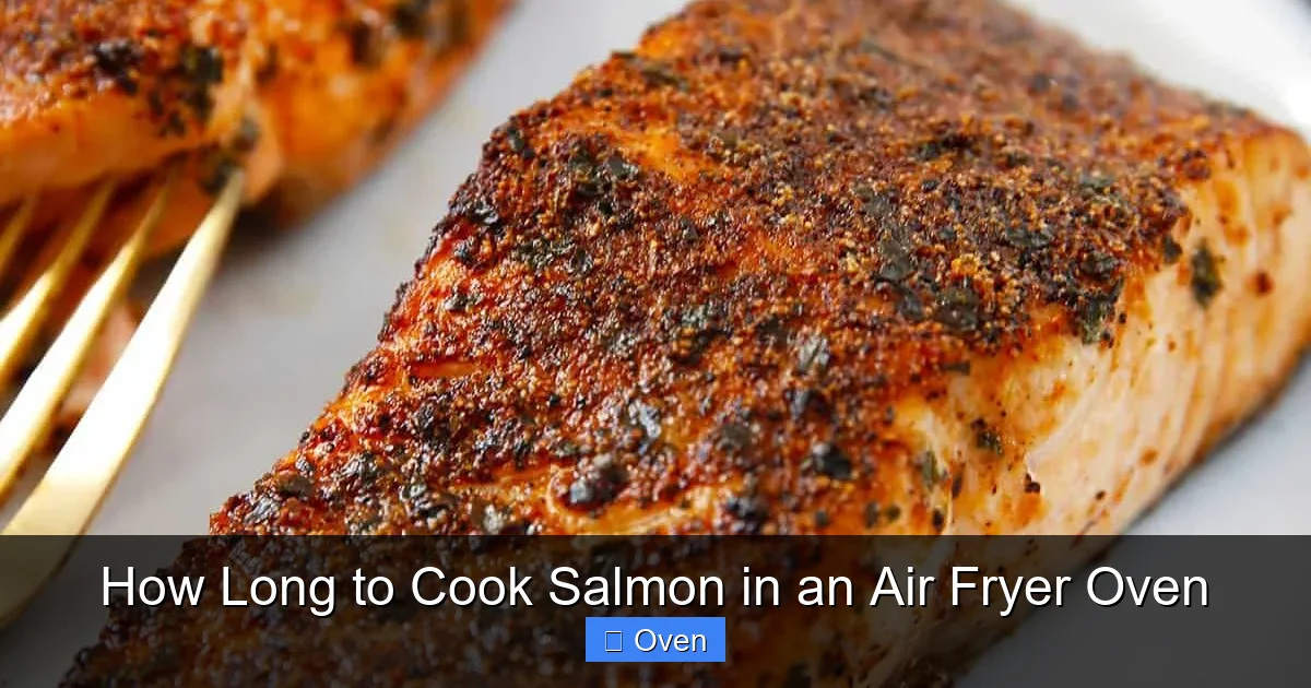 How Long to Cook Salmon in an Air Fryer Oven