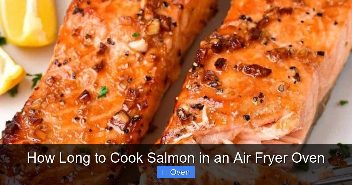 How Long to Cook Salmon in an Air Fryer Oven