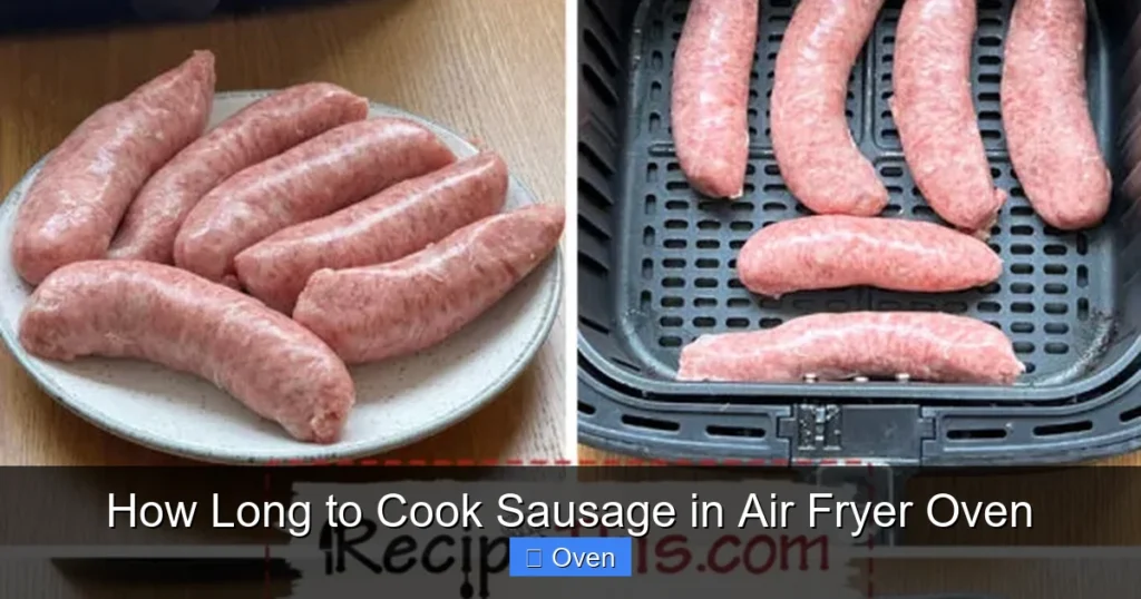 How Long to Cook Sausage in Air Fryer Oven