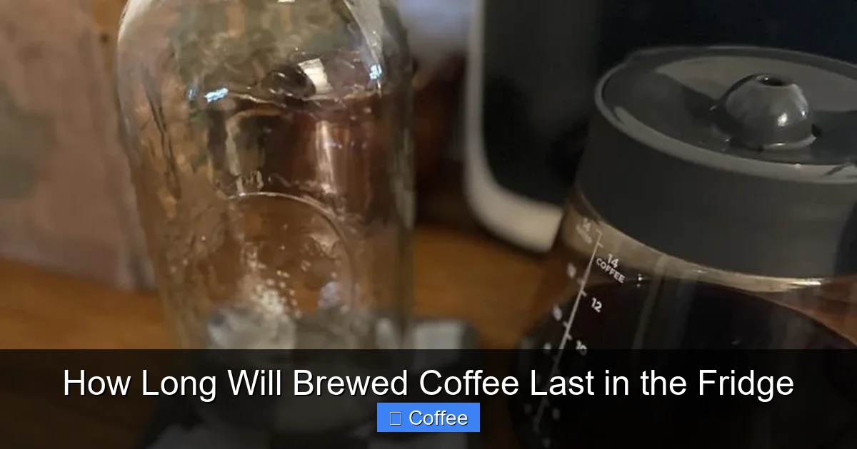 How Long Will Brewed Coffee Last in the Fridge