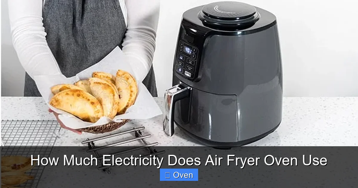 How Much Electricity Does Air Fryer Oven Use