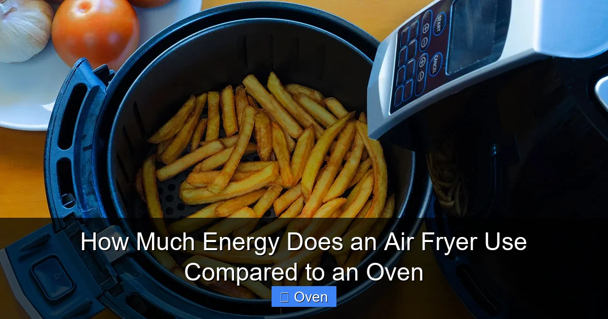 How Much Energy Does an Air Fryer Use Compared to an Oven