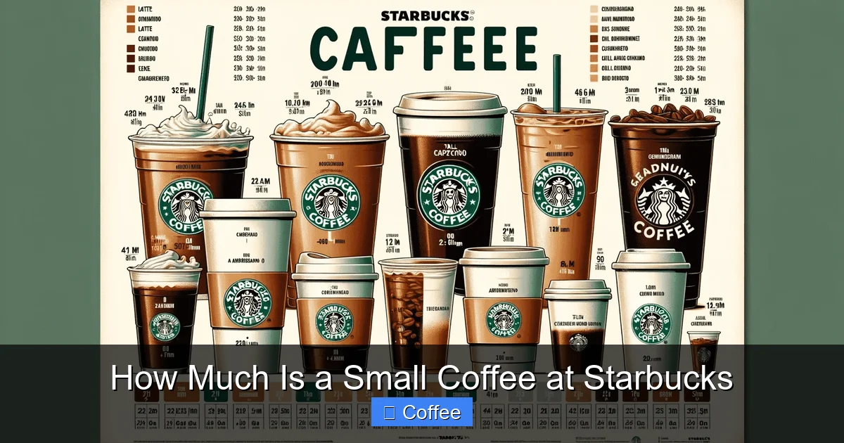 How Much Is a Small Coffee at Starbucks