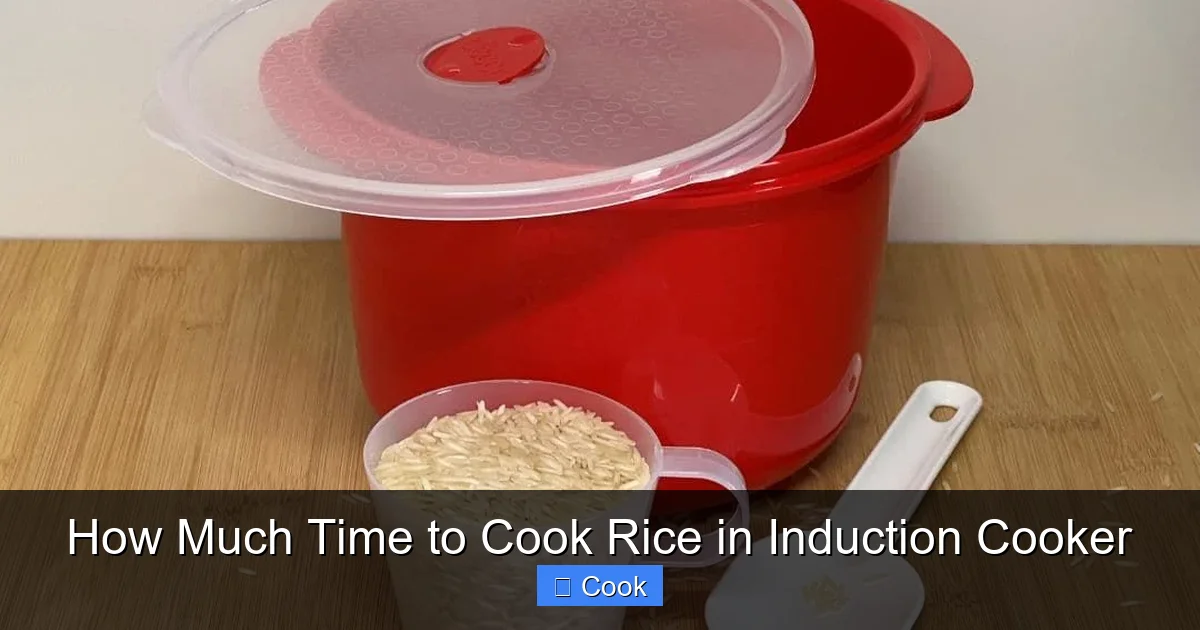 How Much Time to Cook Rice in Induction Cooker