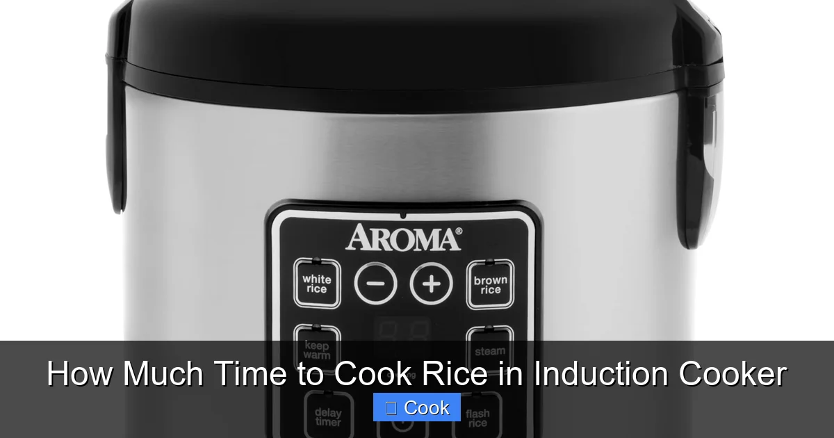 How Much Time to Cook Rice in Induction Cooker