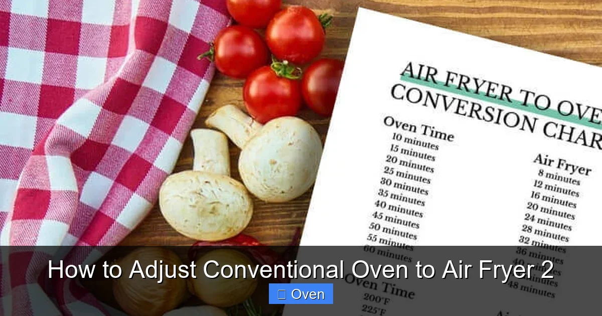 How to Adjust Conventional Oven to Air Fryer 2
