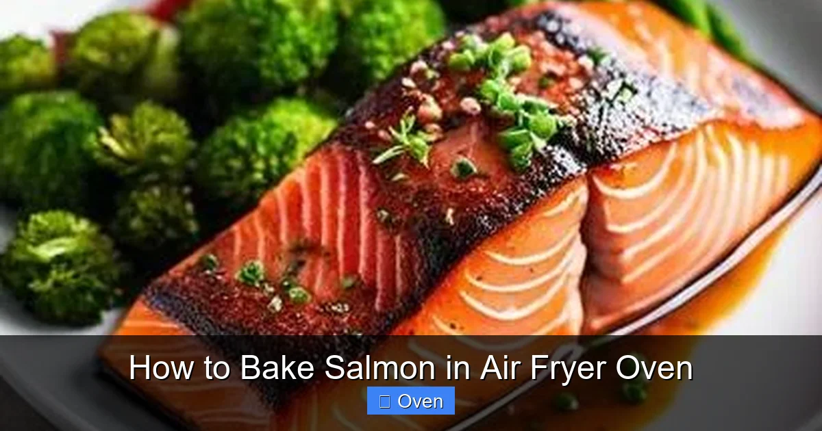 How to Bake Salmon in Air Fryer Oven