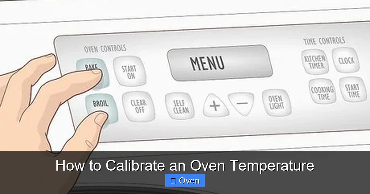How to Calibrate an Oven Temperature