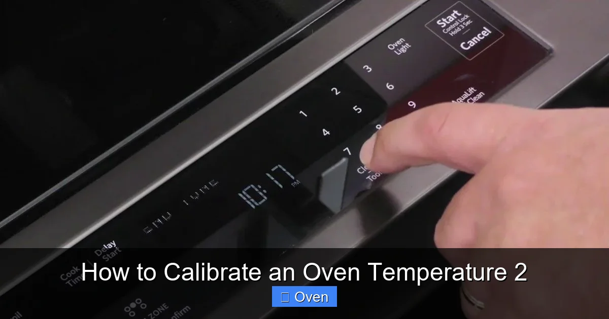 How to Calibrate an Oven Temperature 2