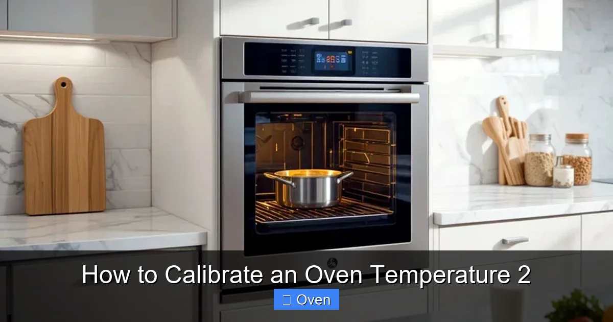 How to Calibrate an Oven Temperature 2
