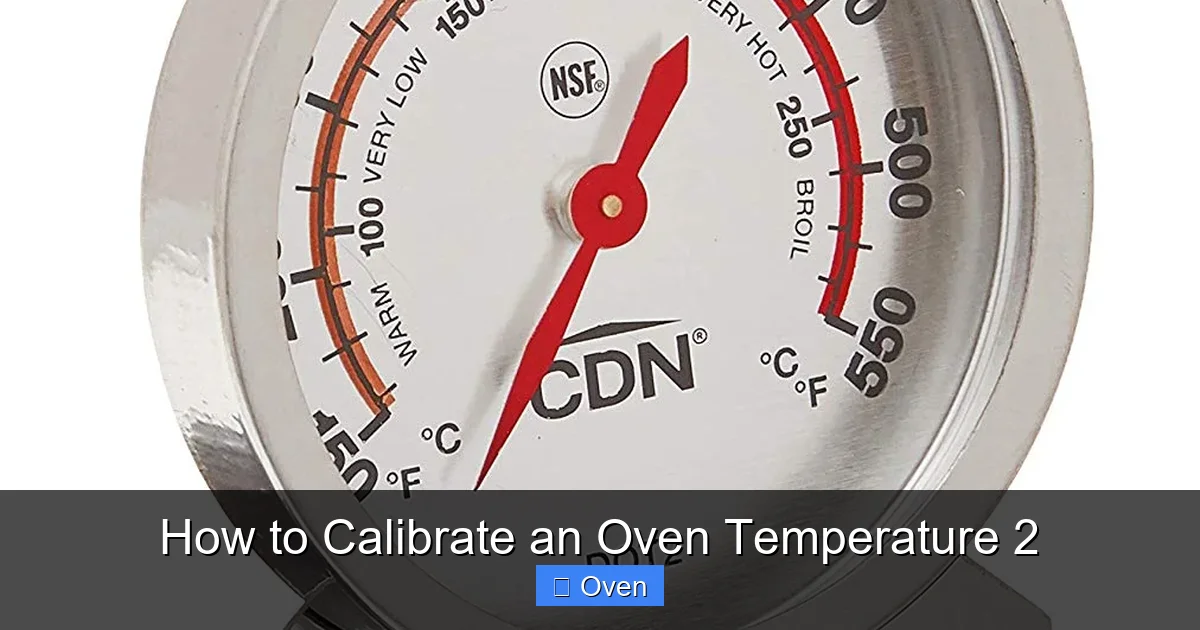 How to Calibrate an Oven Temperature 2