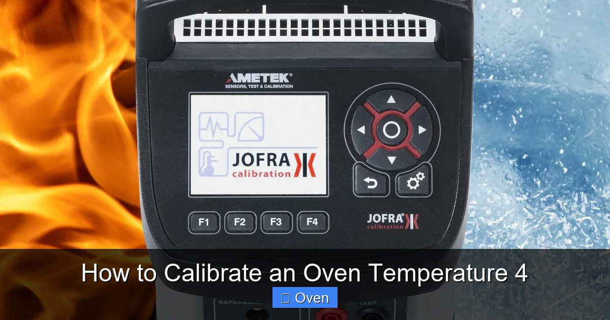 How to Calibrate an Oven Temperature 4