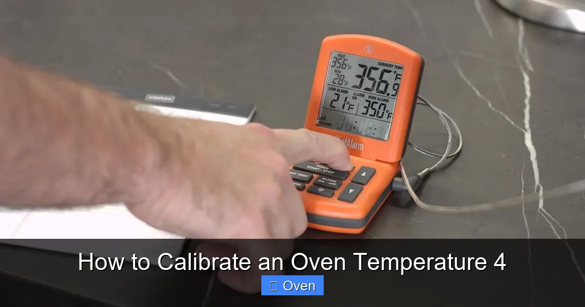 How to Calibrate an Oven Temperature 4