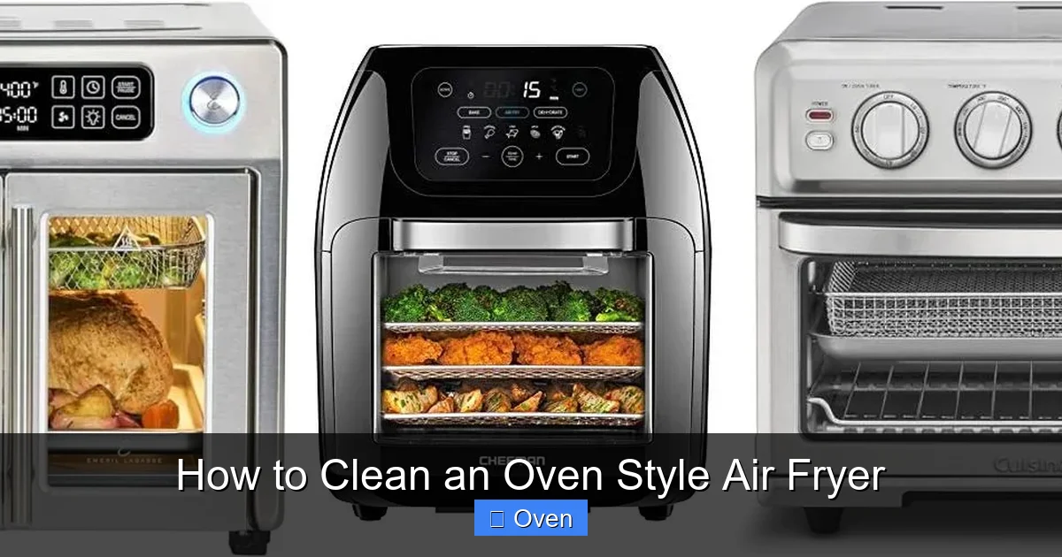 How to Clean an Oven Style Air Fryer