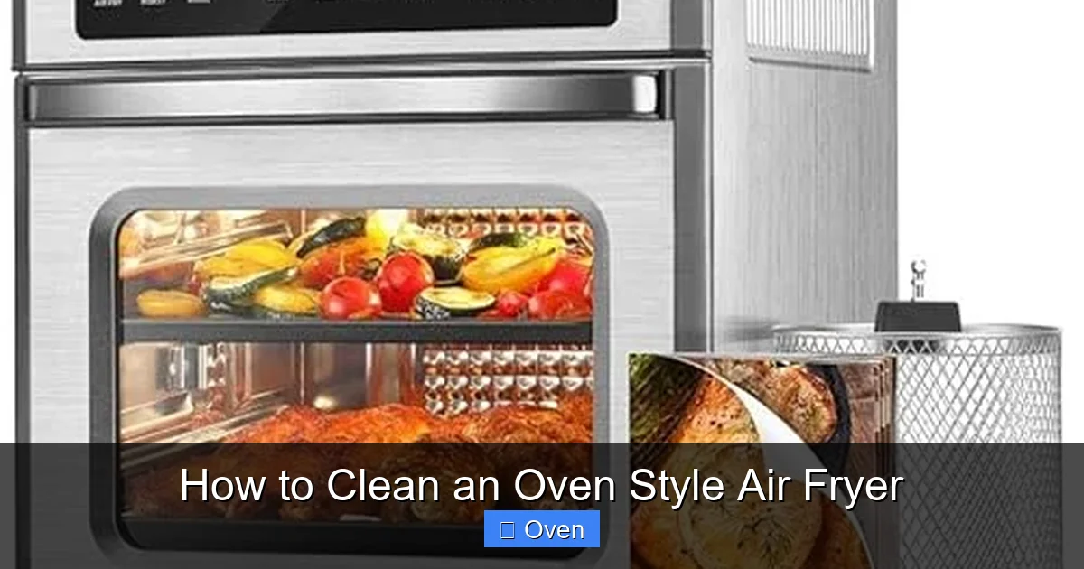How to Clean an Oven Style Air Fryer