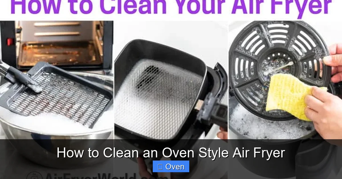 How to Clean an Oven Style Air Fryer