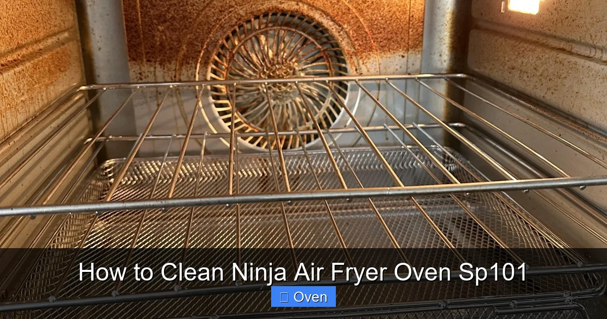 How to Clean Ninja Air Fryer Oven Sp101