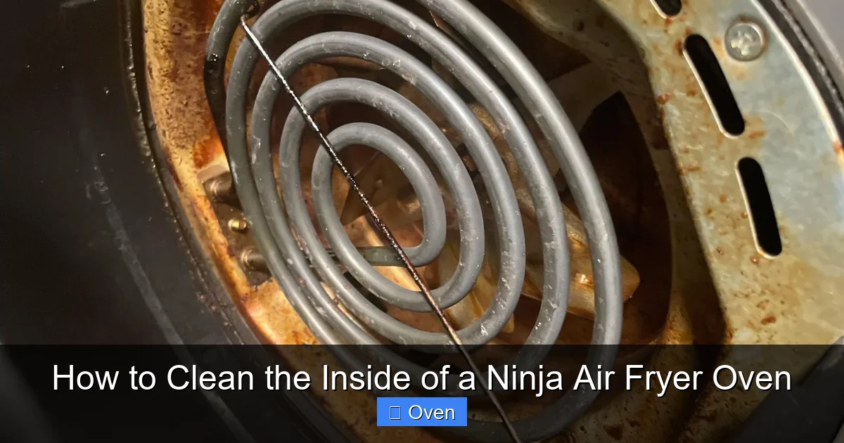 How to Clean the Inside of a Ninja Air Fryer Oven