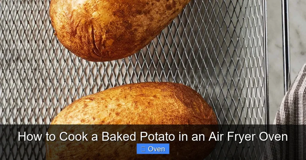 How to Cook a Baked Potato in an Air Fryer Oven