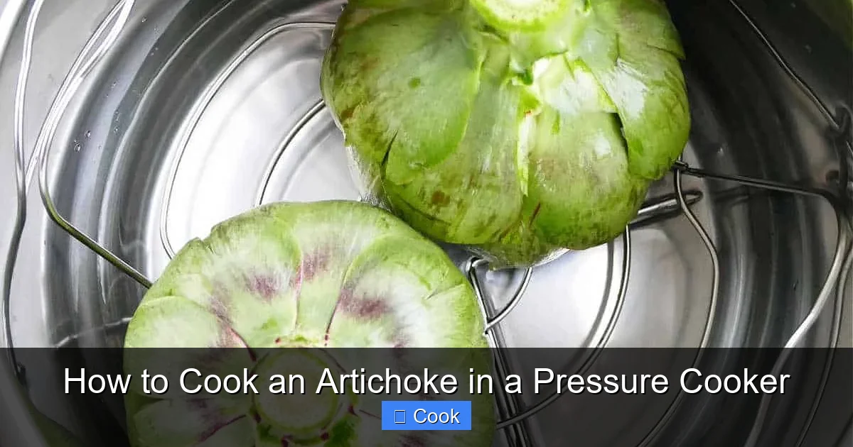 How to Cook an Artichoke in a Pressure Cooker
