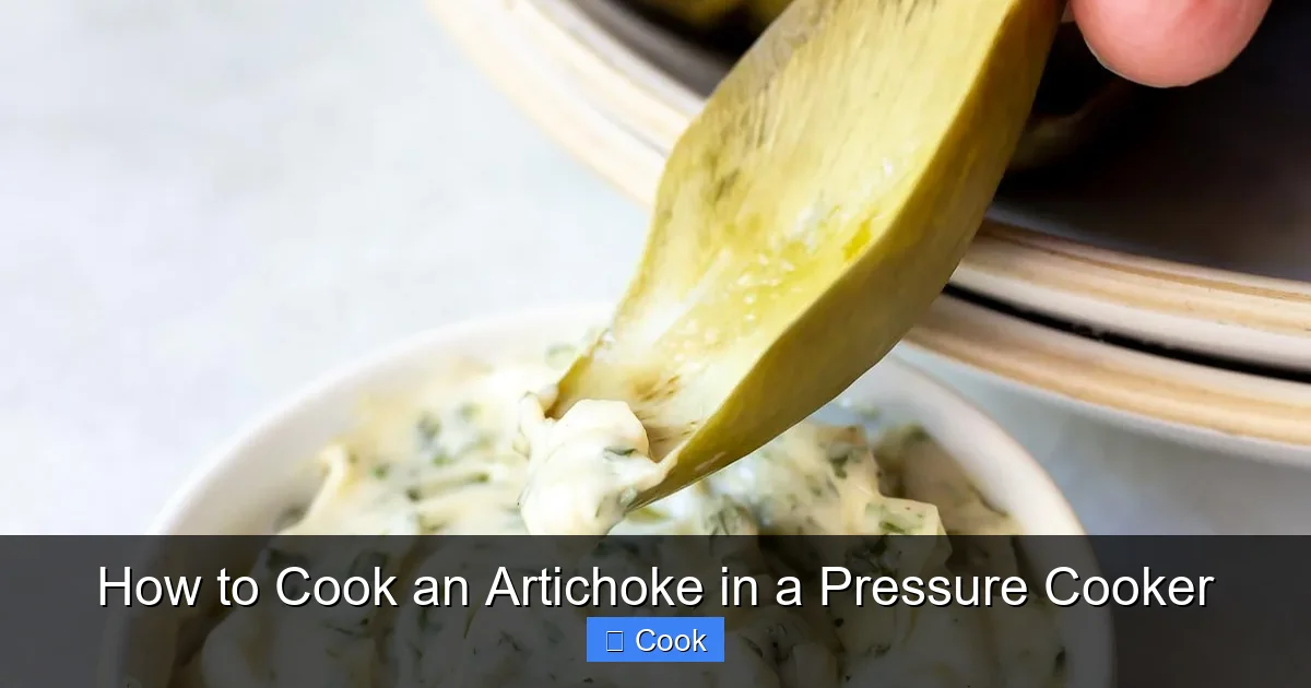 How to Cook an Artichoke in a Pressure Cooker