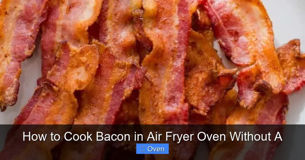 How to Cook Bacon in Air Fryer Oven Without A