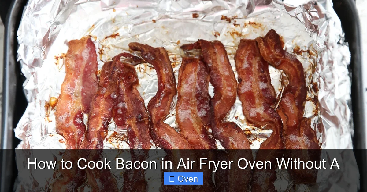 How to Cook Bacon in Air Fryer Oven Without A
