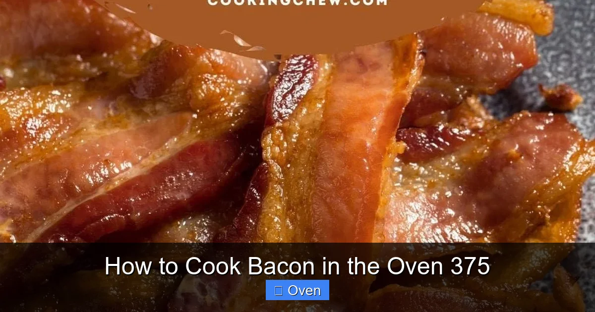How to Cook Bacon in the Oven 375