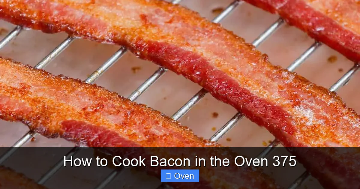 How to Cook Bacon in the Oven 375