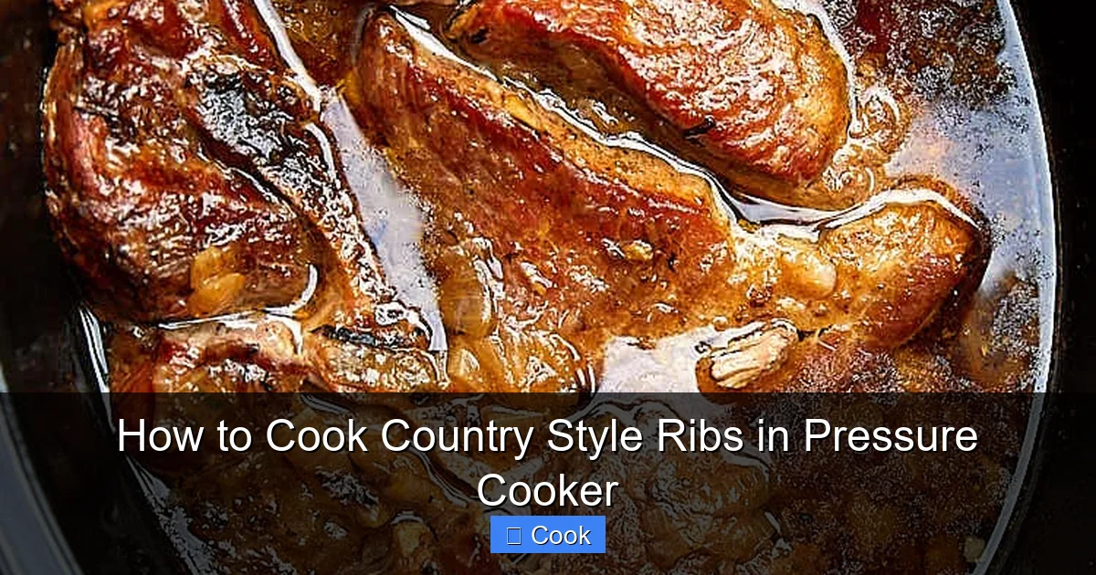 How to Cook Country Style Ribs in Pressure Cooker