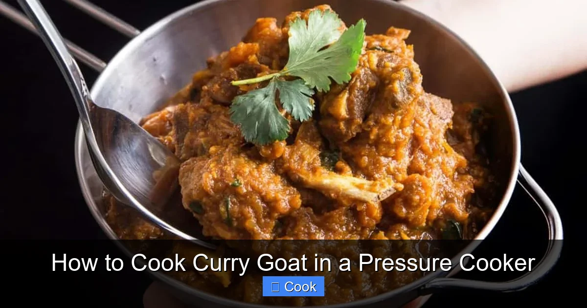 How to Cook Curry Goat in a Pressure Cooker