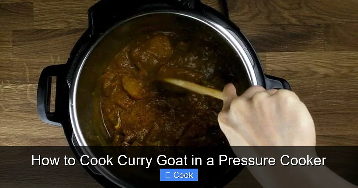 How to Cook Curry Goat in a Pressure Cooker