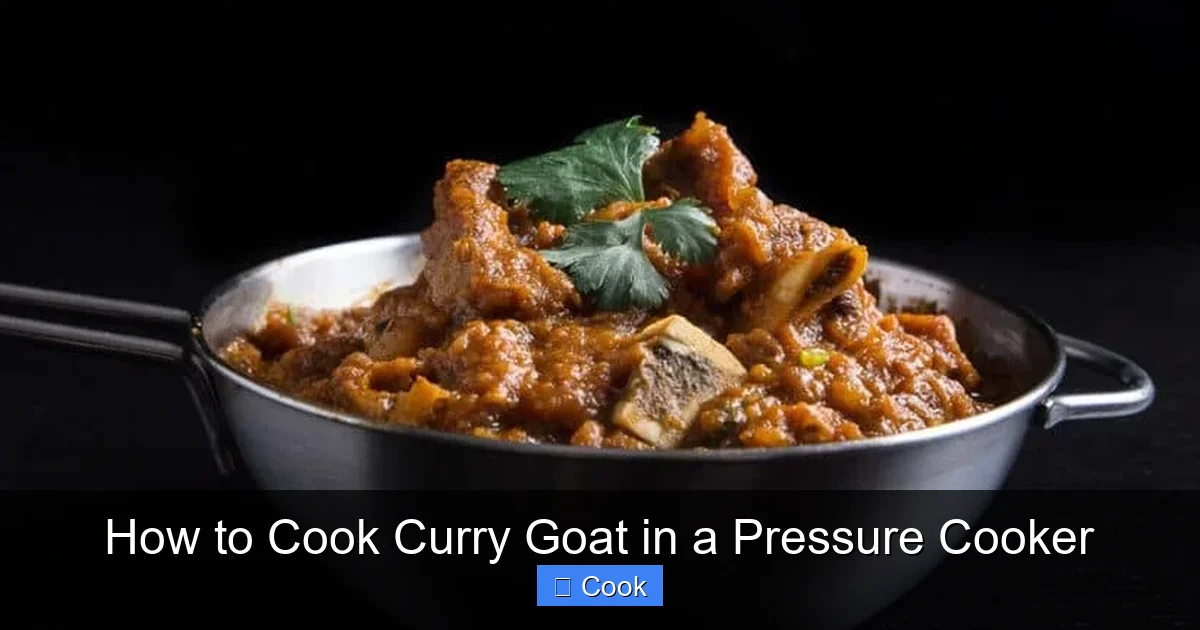 How to Cook Curry Goat in a Pressure Cooker