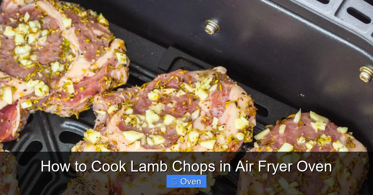How to Cook Lamb Chops in Air Fryer Oven