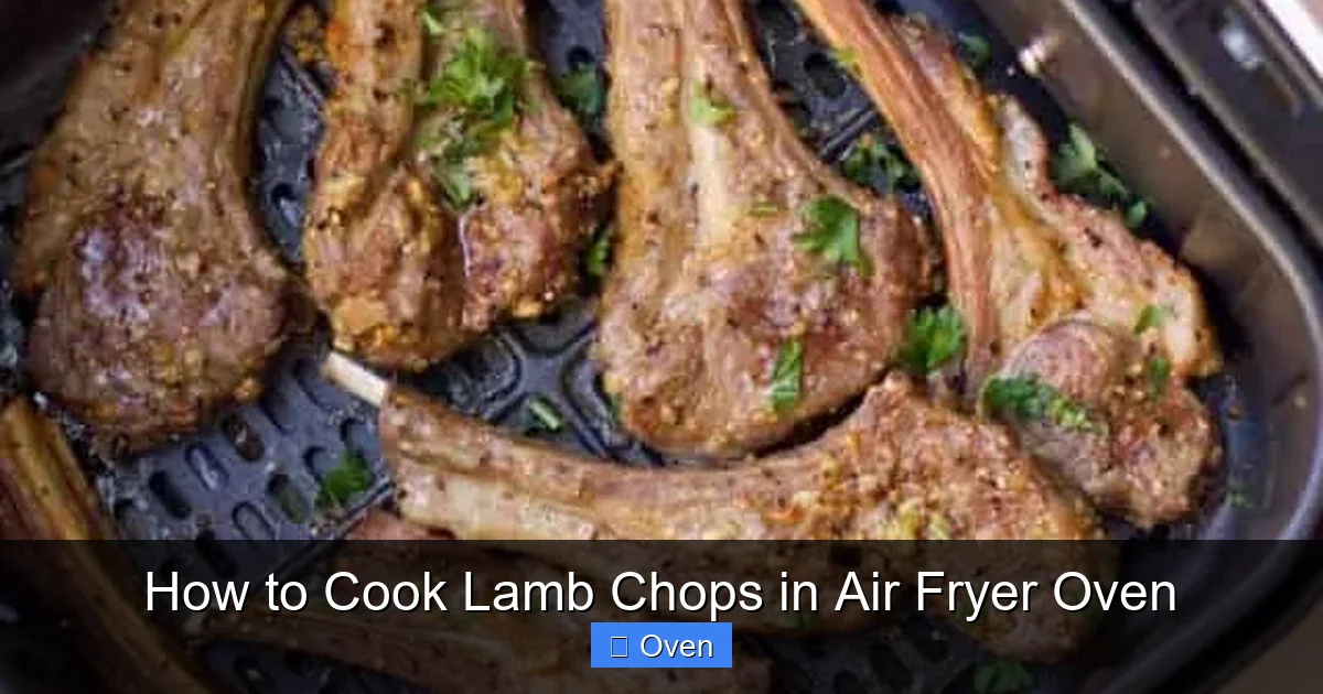 How to Cook Lamb Chops in Air Fryer Oven