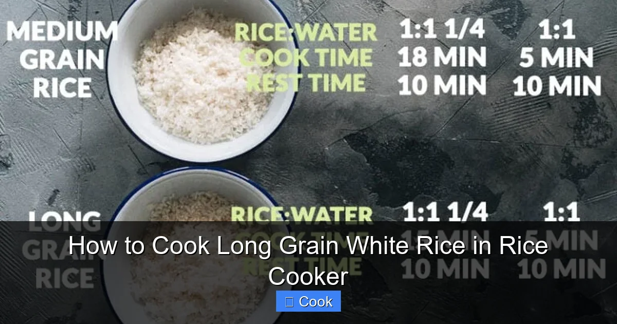 How to Cook Long Grain White Rice in Rice Cooker