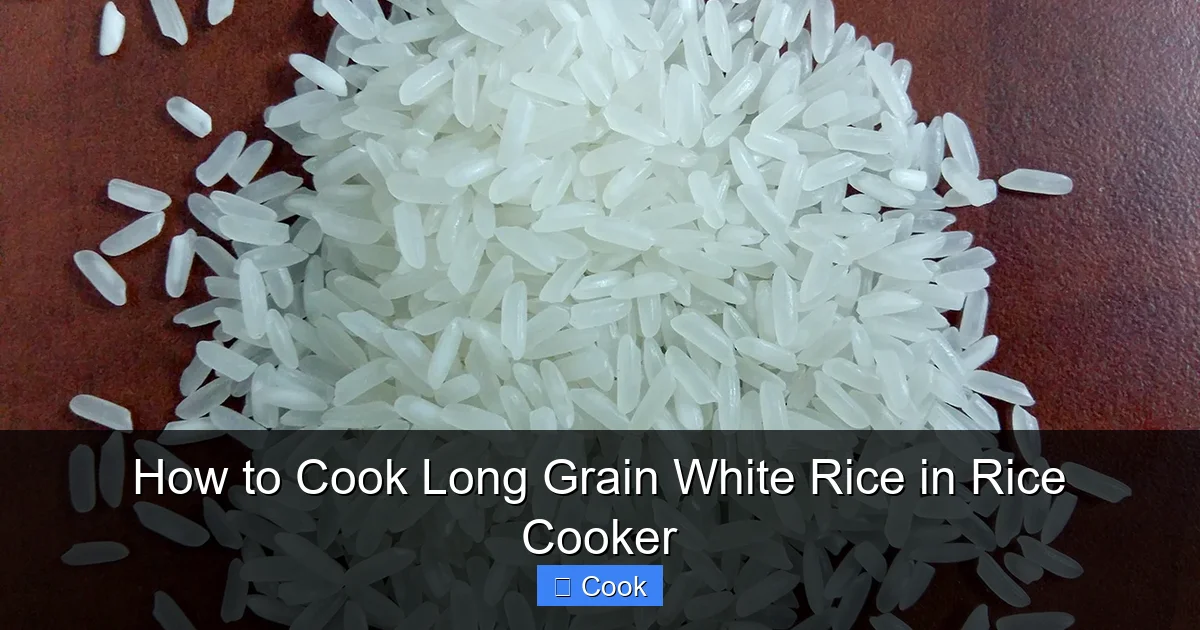 How to Cook Long Grain White Rice in Rice Cooker