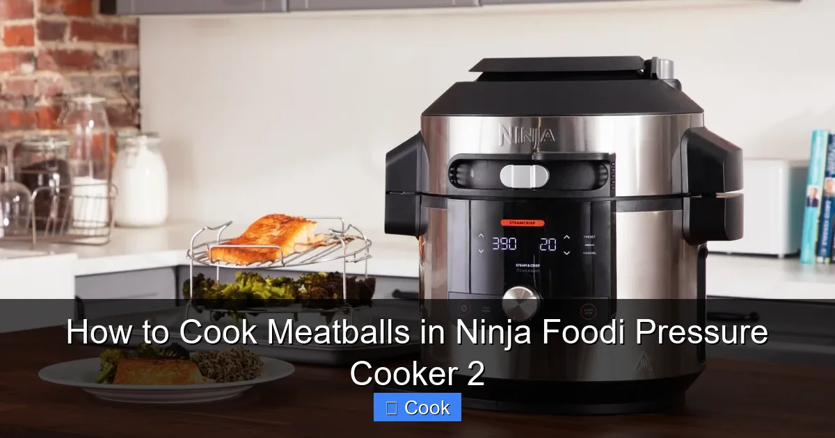 How to Cook Meatballs in Ninja Foodi Pressure Cooker 2
