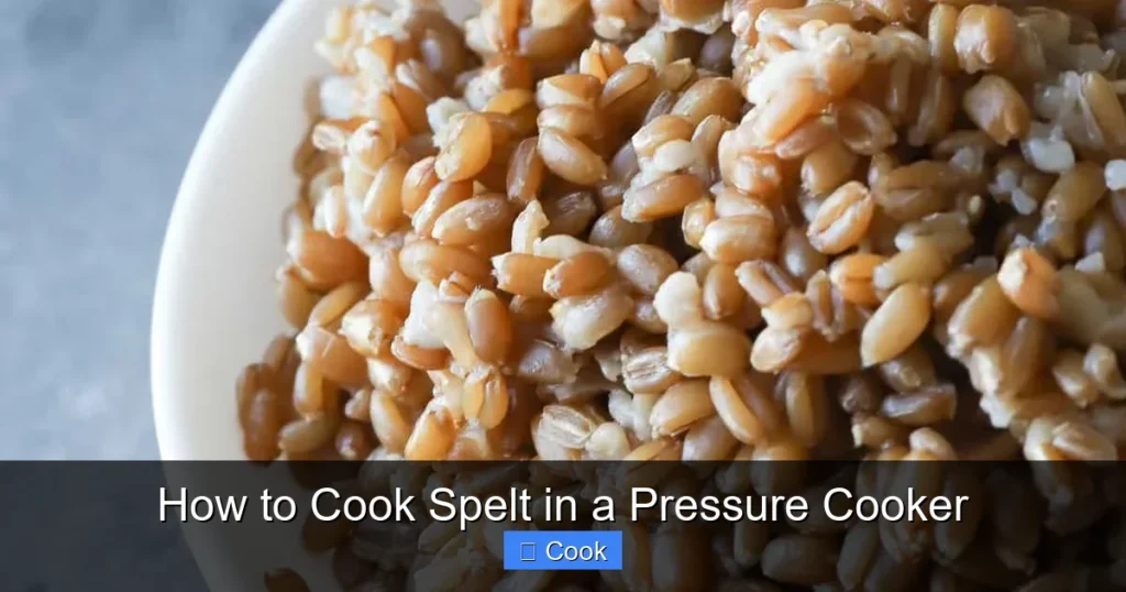 How to Cook Spelt in a Pressure Cooker