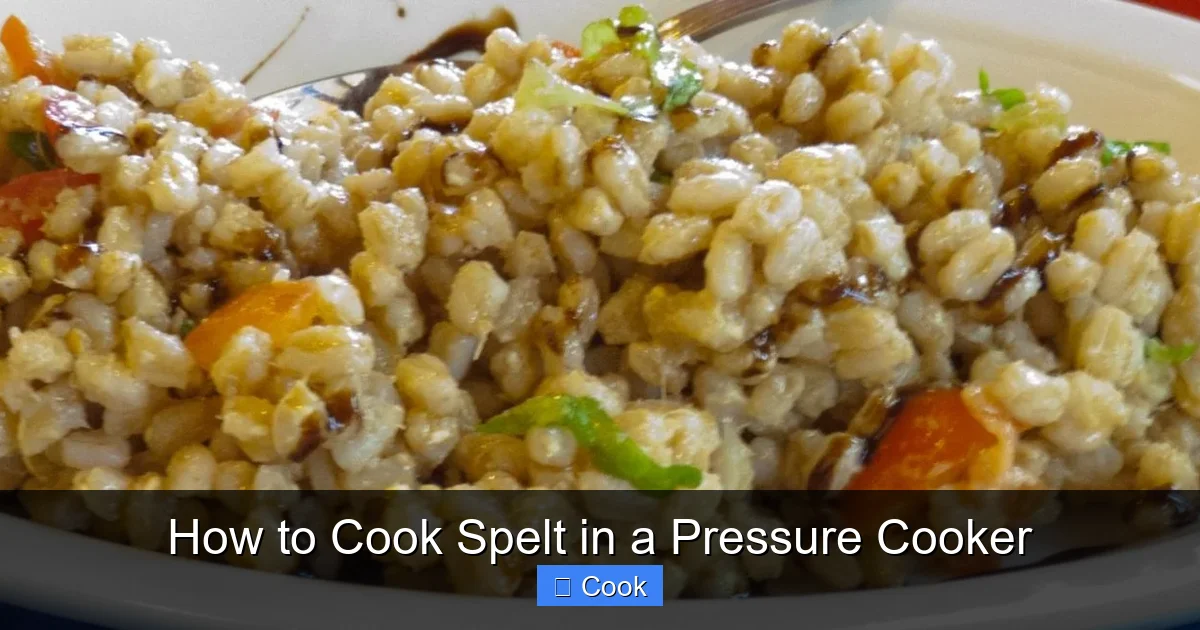 How to Cook Spelt in a Pressure Cooker