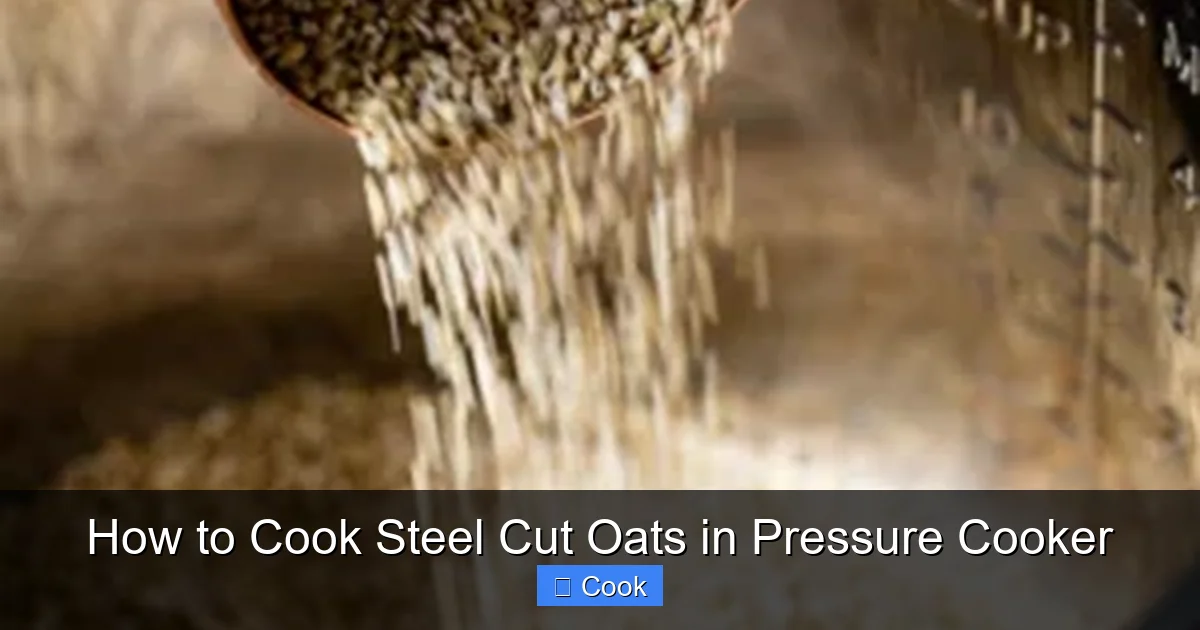 How to Cook Steel Cut Oats in Pressure Cooker
